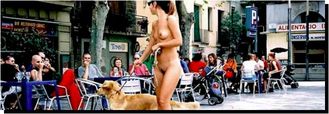 Naked Artist in Public